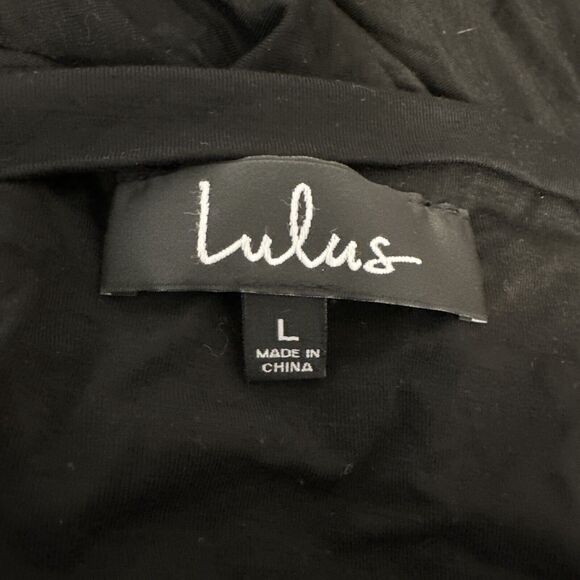 Lulus Tricks of the Trade Black Maxi Dress 12 Ways to Style L Large - Picture 4 of 6